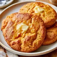 Golden Almond Flour Breakfast Biscuits
