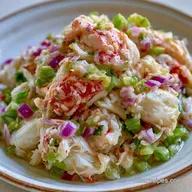 Creamy Imitation Crab Salad with Yogurt