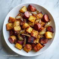 Fried Potatoes and Sausage: Crispy and Smoky