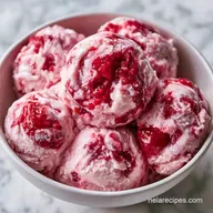 Creamy Strawberry Shortcake Ice Cream