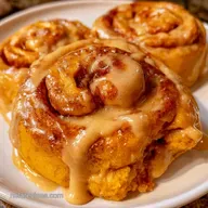 Pumpkin Cinnamon Rolls with Brown Butter Frosting