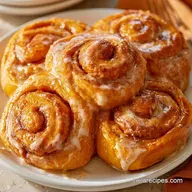 Pumpkin Spice Rolls with Cream Cheese Glaze