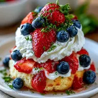 Red White Blue Shortcake in 1 Hour