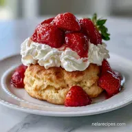 Single Serve Strawberry Shortcake for 1