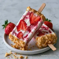 Strawberry Shortcake Bars: Creamy