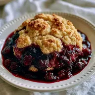 Summer Berry Shortcake Cobbler: Jammy and Crisp