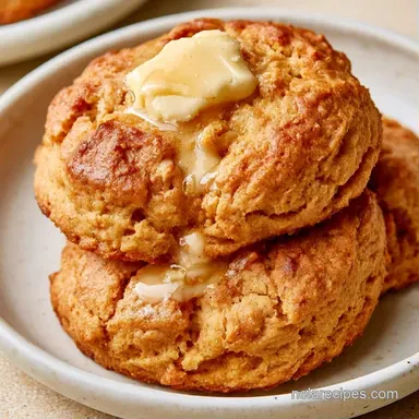 Almond Flour Breakfast Biscuits for 9 Recipe Card