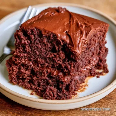 Almond Flour Chocolate Cake for 12 Recipe Card