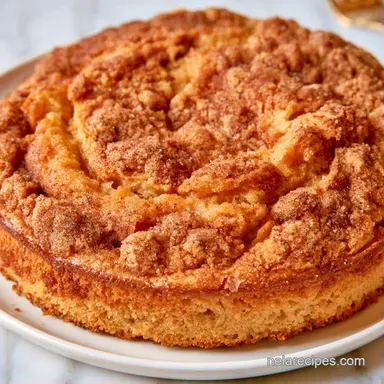 Almond Flour Coffee Cake with Sour Cream Recipe Card
