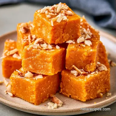 Badam Burfi with Condensed Milk Recipe Card