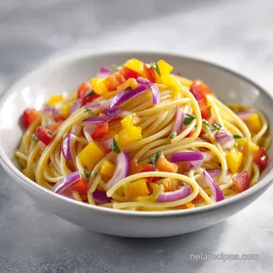 California Spaghetti Salad: Make-Ahead Recipe Card