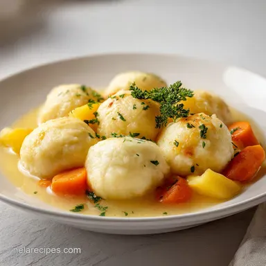 Cracker Barrel Chicken & Dumplings: Silky Recipe Card