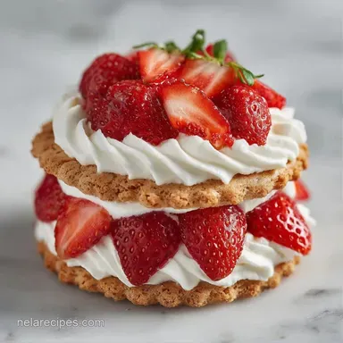 Easy Biscuit Strawberry Shortcake for 6 Recipe Card