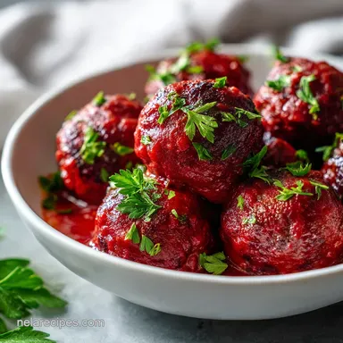 Italian Beef Meatballs in 40 Minutes Recipe Card