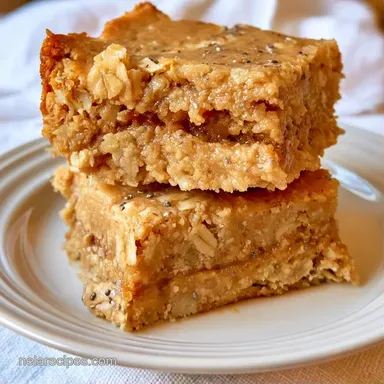 No Bake Almond Butter Bars with Oats Recipe Card