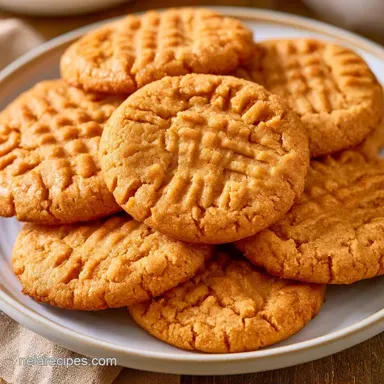 Peanut Butter Cookies Almond Flour: Chewy Recipe Card
