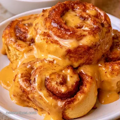 Pumpkin Cinnamon Rolls in 50 Minutes Recipe Card