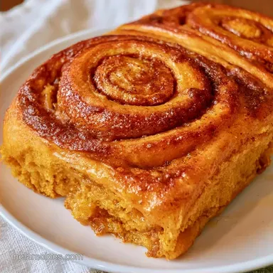 Pumpkin Cinnamon Roll Bake in 40 Minutes