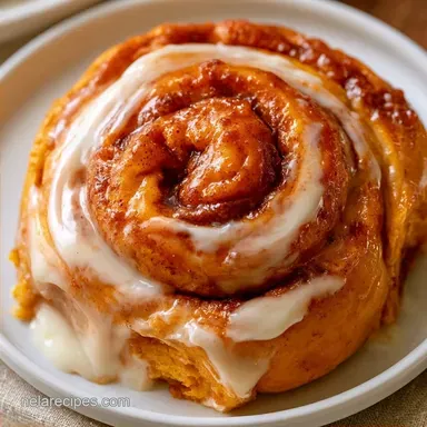 Pumpkin Cinnamon Rolls: Pillowy