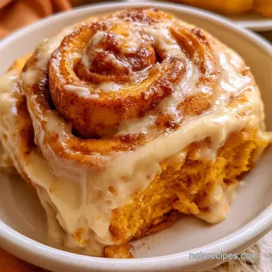 Pumpkin Cinnamon Rolls for 12: Fluffy Recipe Card