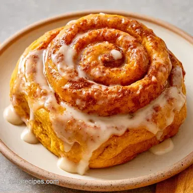 Pumpkin Spice Cinnamon Rolls for 12