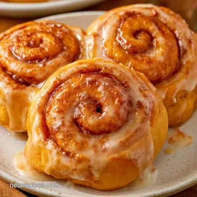 Pumpkin Spice Rolls for 8 Servings Recipe Card