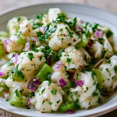Quick Cold Crab Salad for 4 Servings Recipe Card