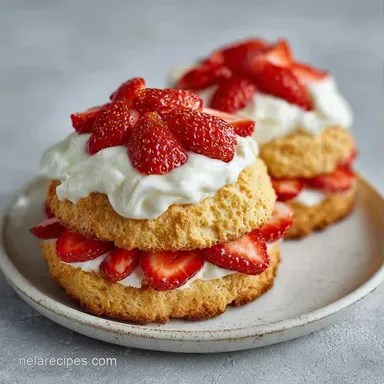 Quick Strawberry Shortcake Biscuits: 8 Recipe Card