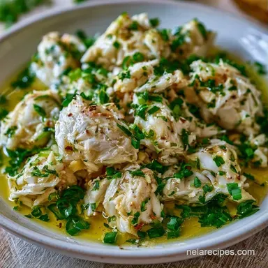 Saut&eacute;ed Crab Meat in 25 Minutes Recipe Card