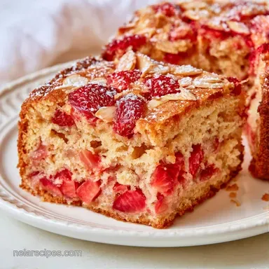 Strawberry Almond Flour Cake in 55 Minutes Recipe Card