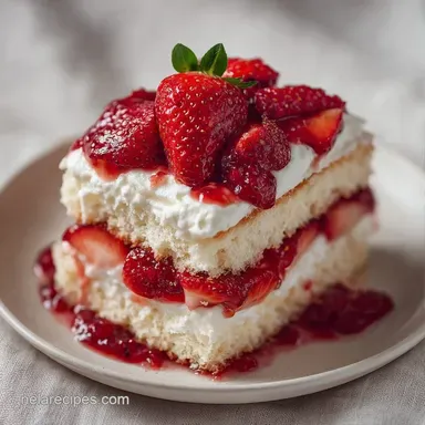 Strawberry Shortcake Icebox Cake: Creamy Recipe Card