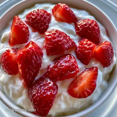 Strawberry Shortcake Yogurt Bowls for 4 Recipe Card