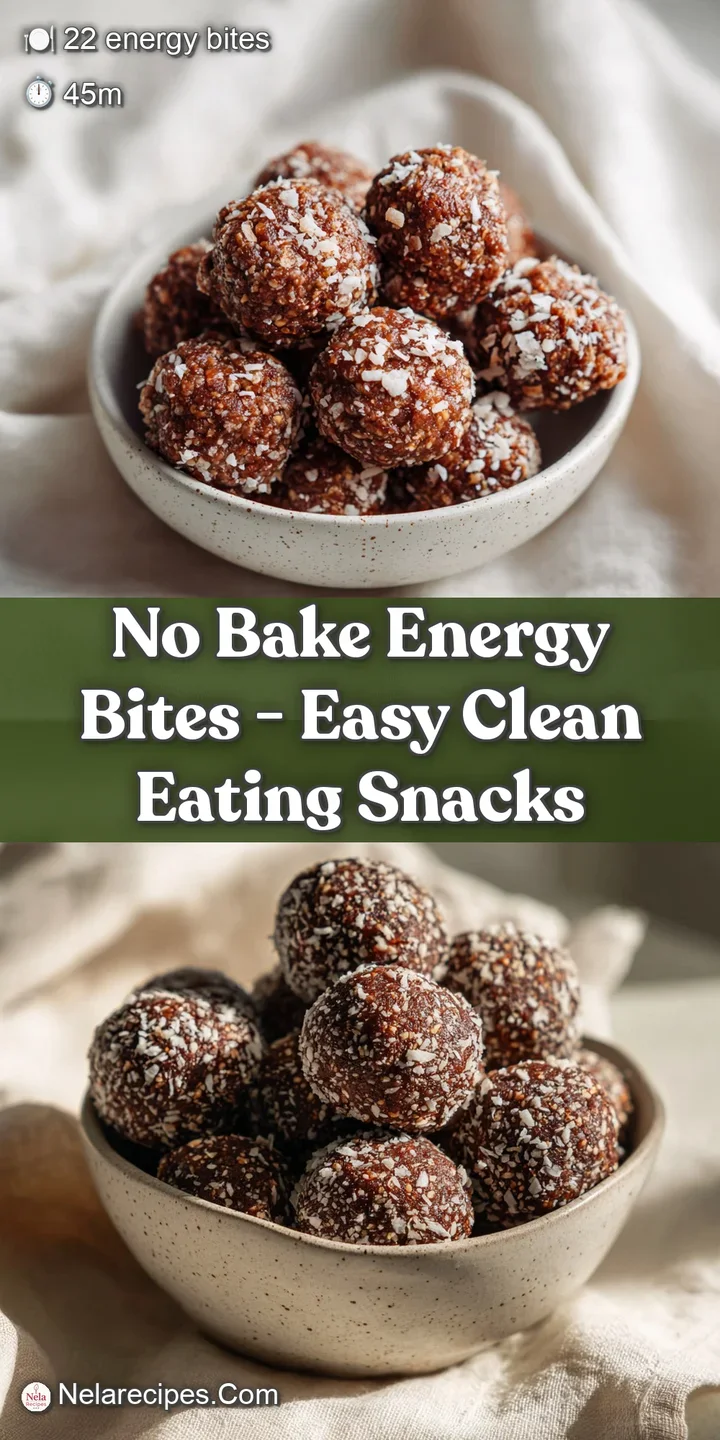 Close-up of a single energy bite revealing a dense, textured interior with pops of color from additions.