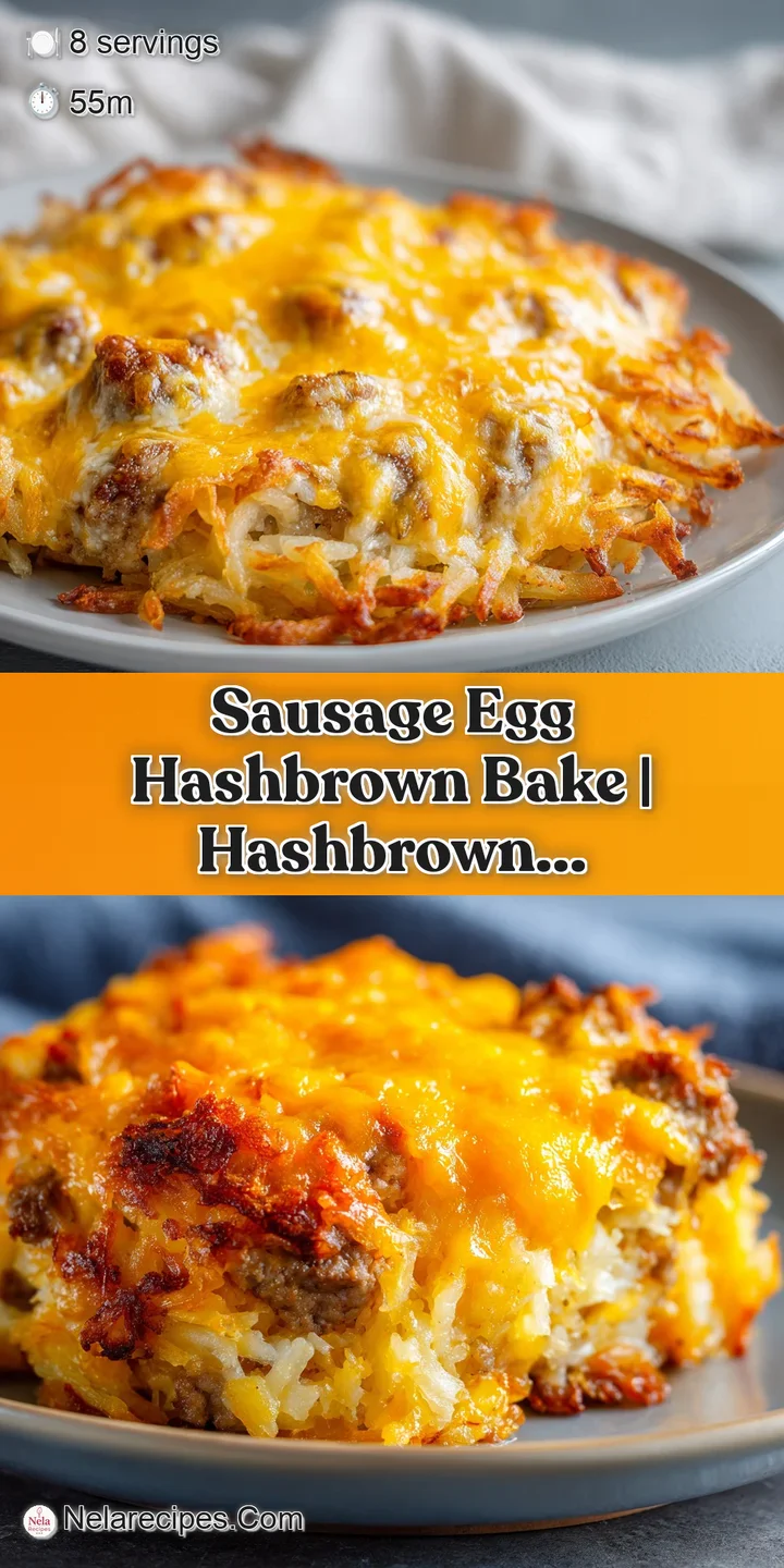 Extreme close-up of crispy golden potatoes and savory sausage crumbles topped with gooey, melted yellow cheese