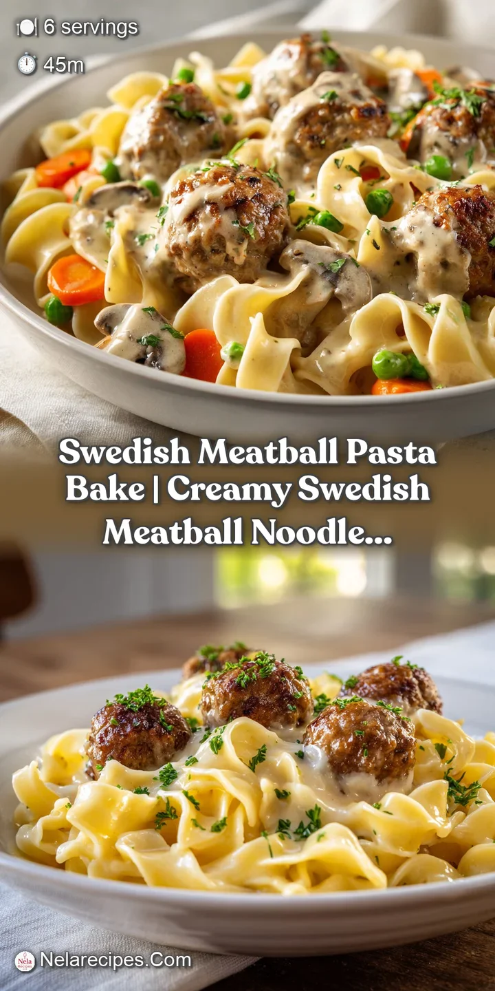 Close-up of gooey, melted golden cheese stretching over tender brown meatballs in a rich, velvety cream sauce.