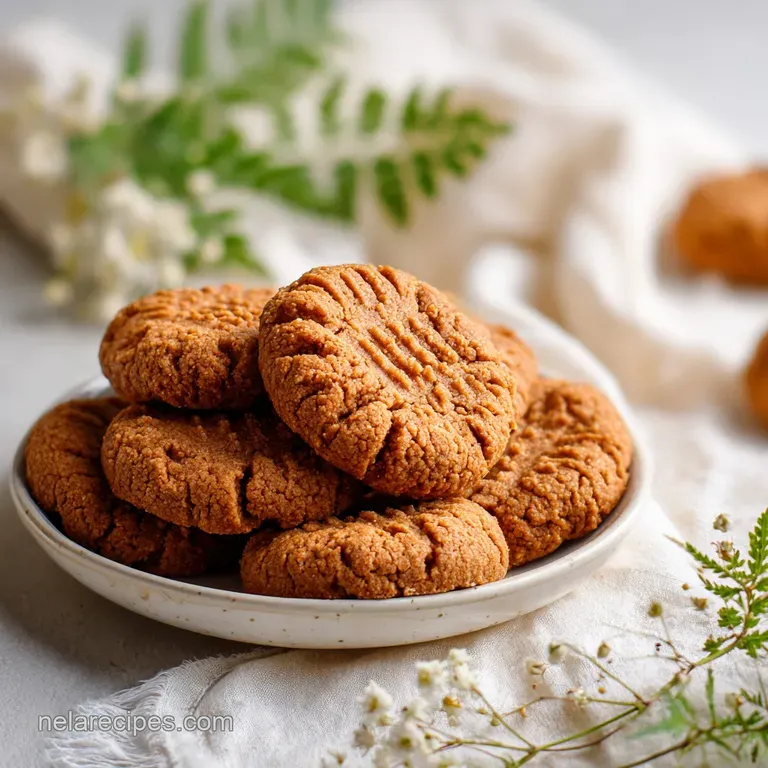 3 Ingredient Peanut Butter Cookies: Flourless and Tender