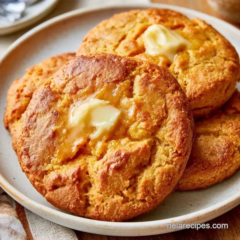 Golden Almond Flour Breakfast Biscuits