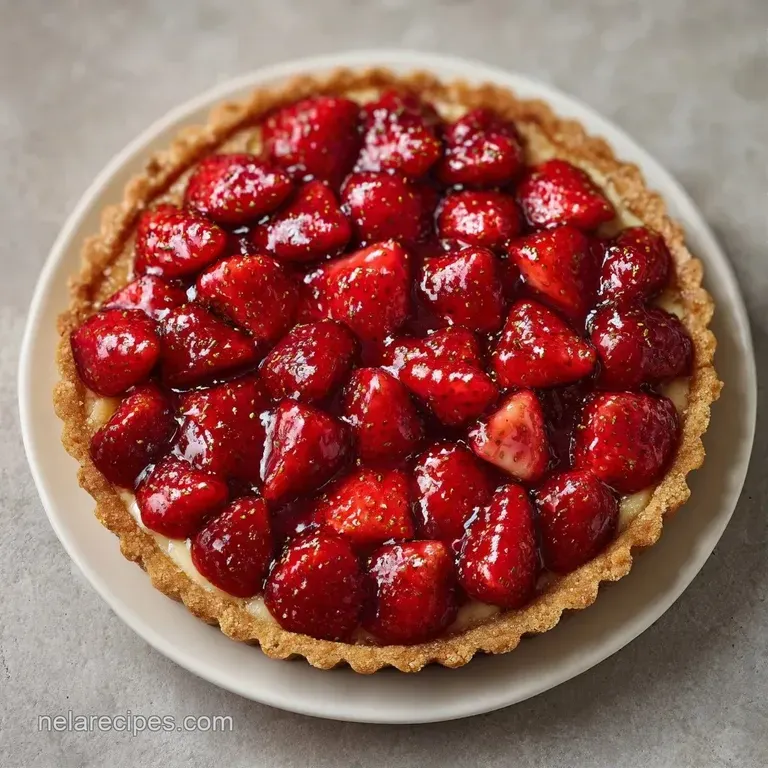 A square slice of creamy cheesecake bars with bright red berries on a white plate, garnished with a fresh mint leaf.