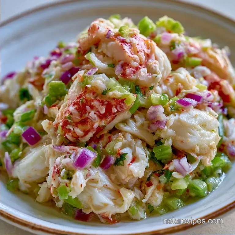 Old Fashioned Creamy Imitation Crab Salad