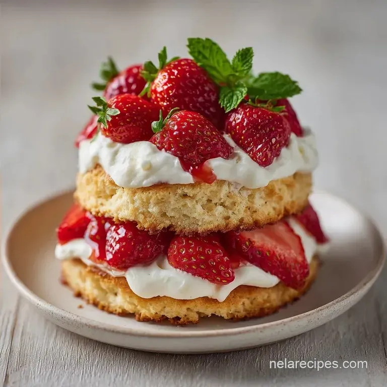 Festive Holiday Strawberry Shortcake: Buttery and Flaky