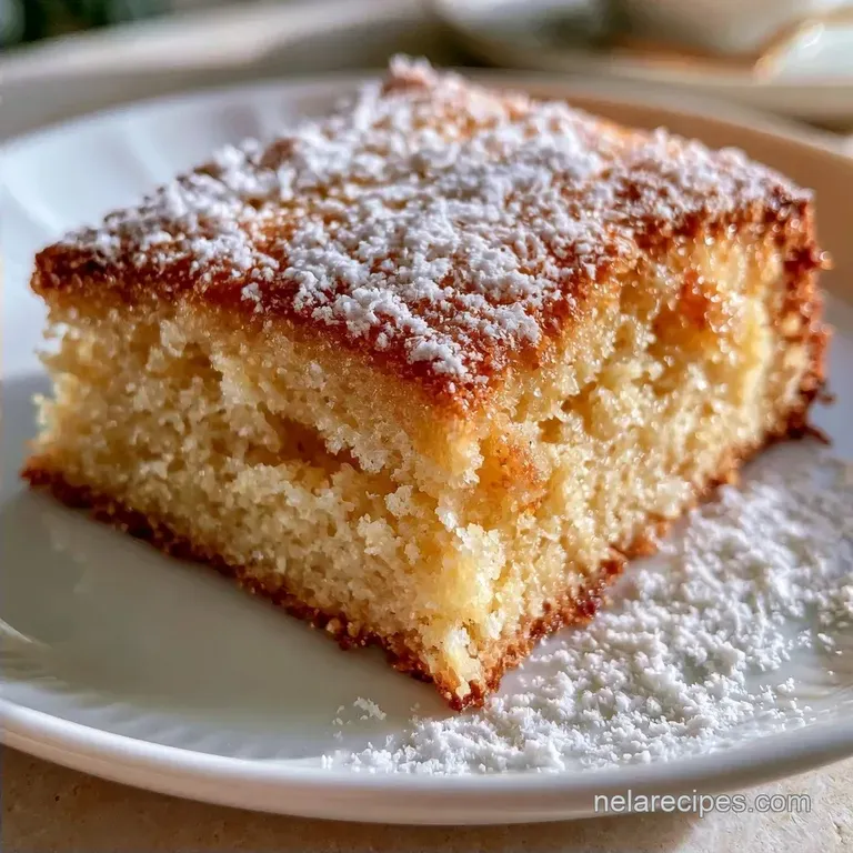 Moist Almond Flour Cake with Maple Syrup