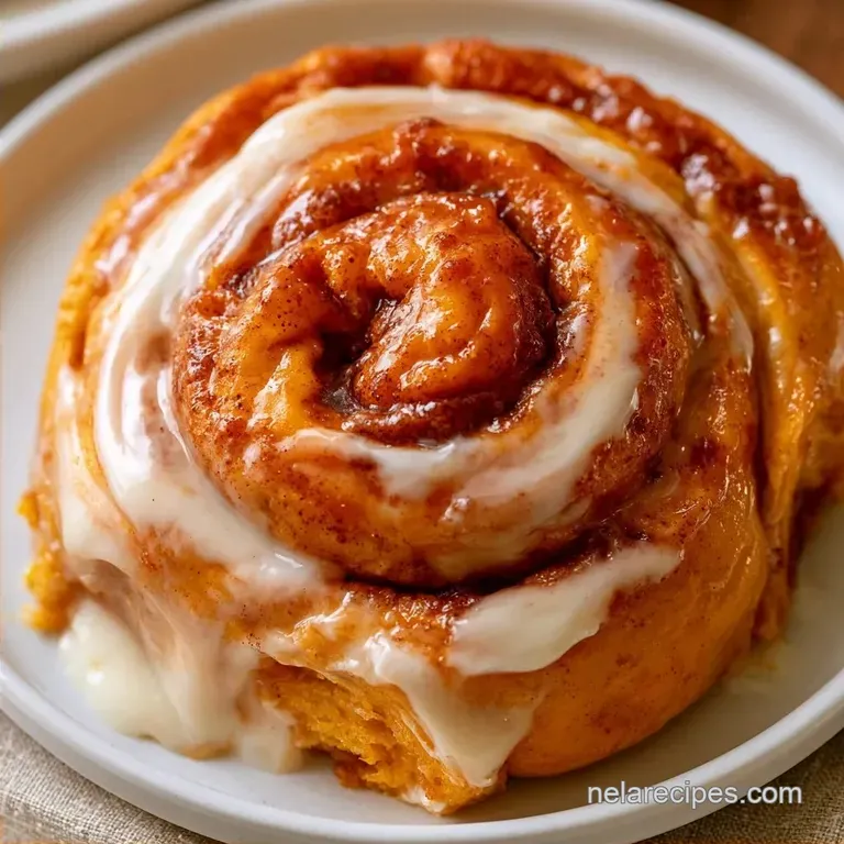 Pillowy Pumpkin Cinnamon Rolls with Cream Cheese Frosting