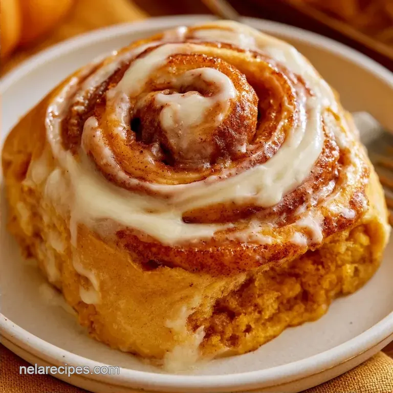 Pumpkin Cinnamon Rolls with Brown Butter
