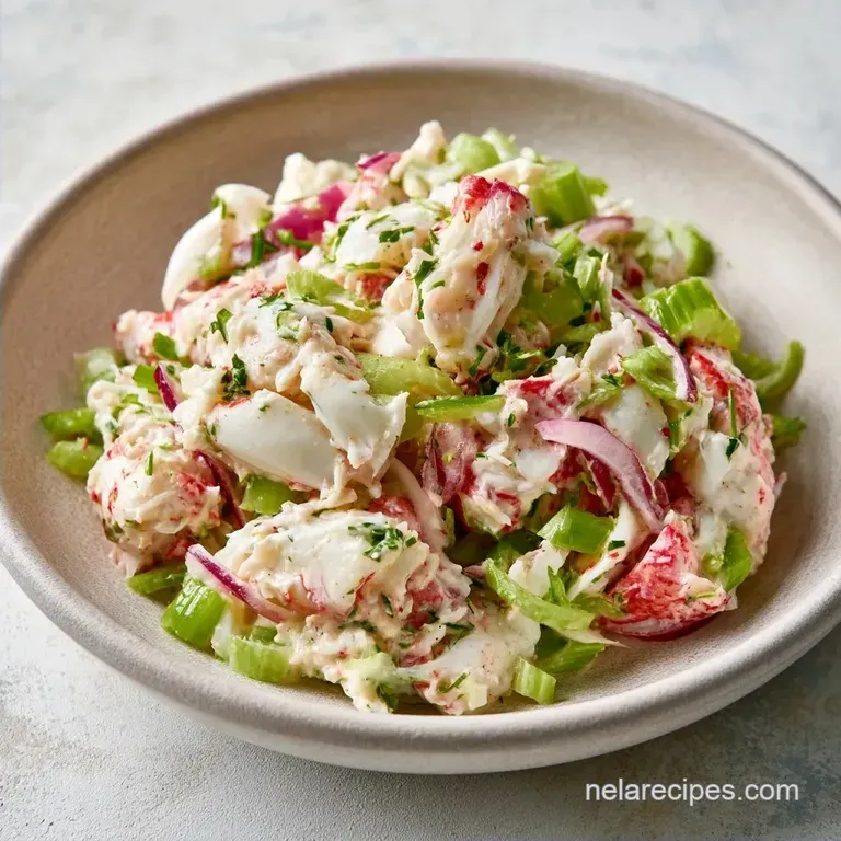 Simple Cold Crab Salad in 10 Minutes