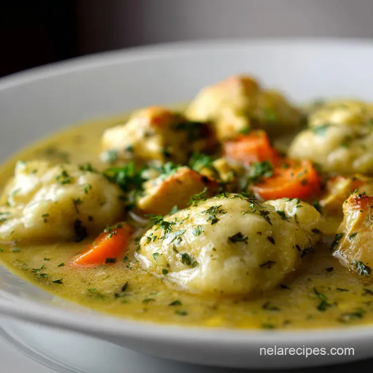 Chicken and Dumplings: Southern and Creamy